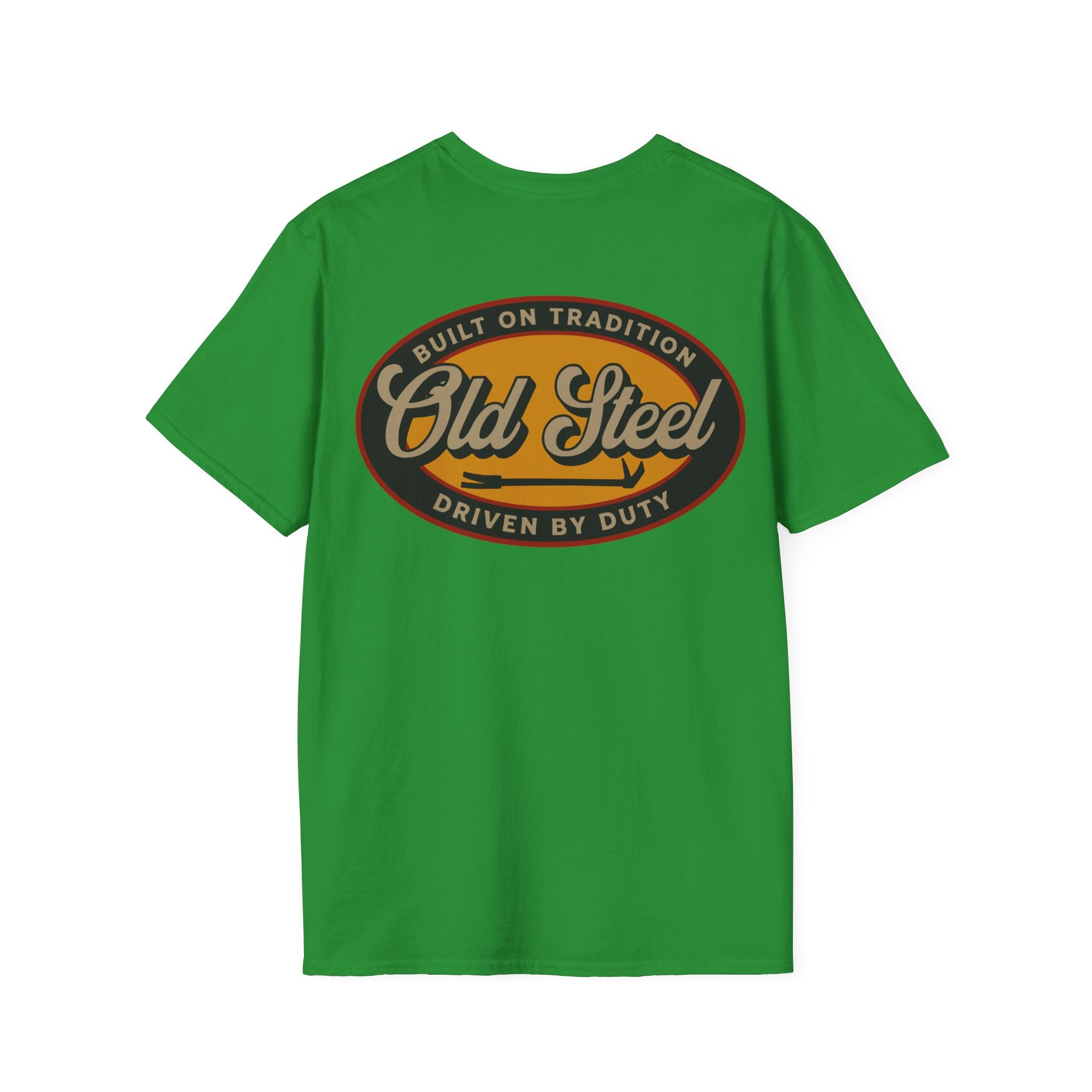 Old Steel Logo T-Shirt — Vintage Eagle 'Old Steel' Graphic Tee