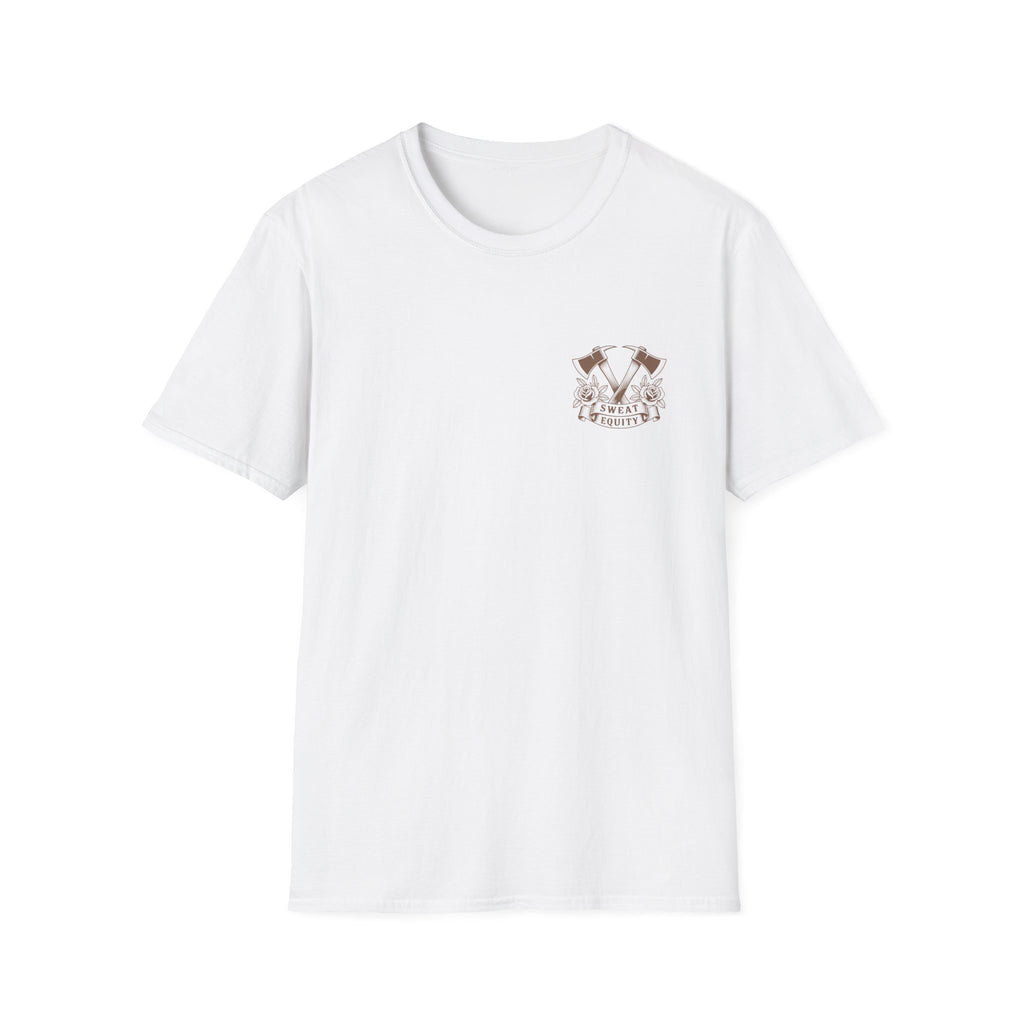 Sweat Equity Crossed Axes Graphic T-Shirt