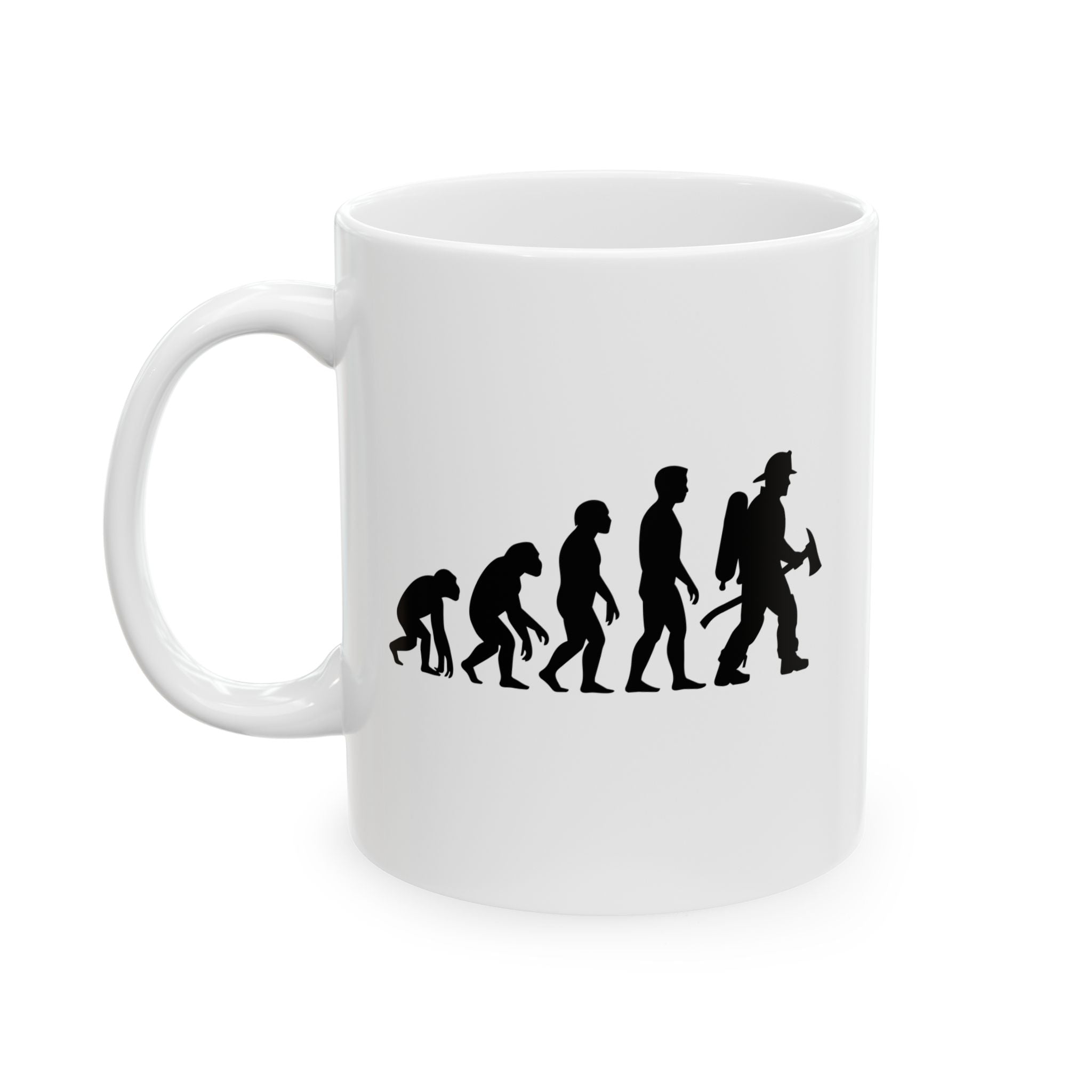 Evolution of a Fireman Ceramic Mug