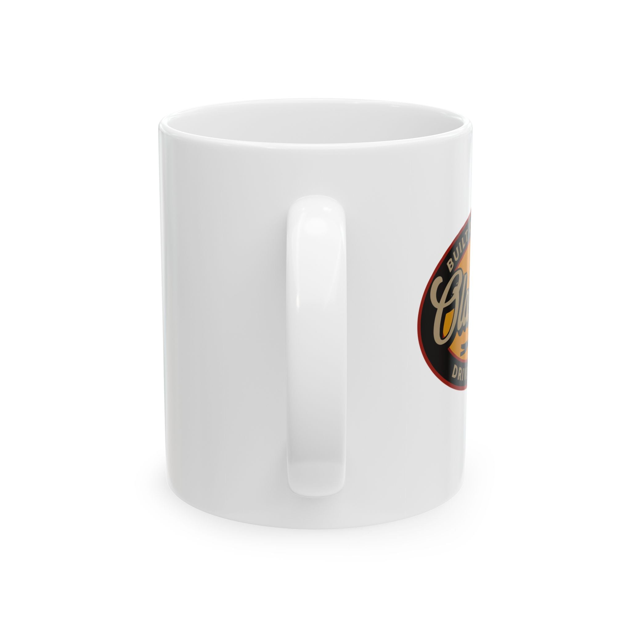 Old Steel Ceramic Mug – "Built on Tradition, Driven by Duty"