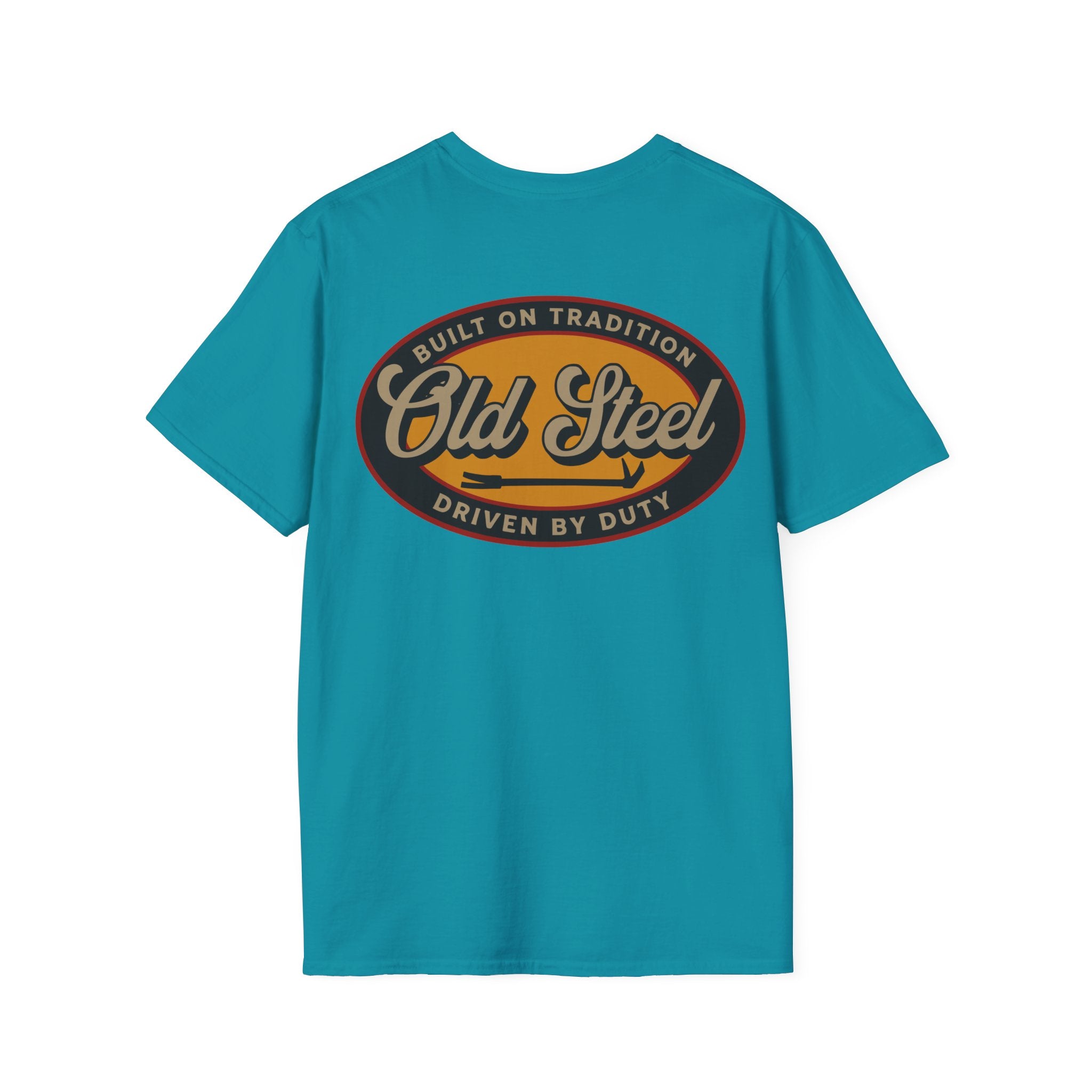 Old Steel Logo T-Shirt — Vintage Eagle 'Old Steel' Graphic Tee