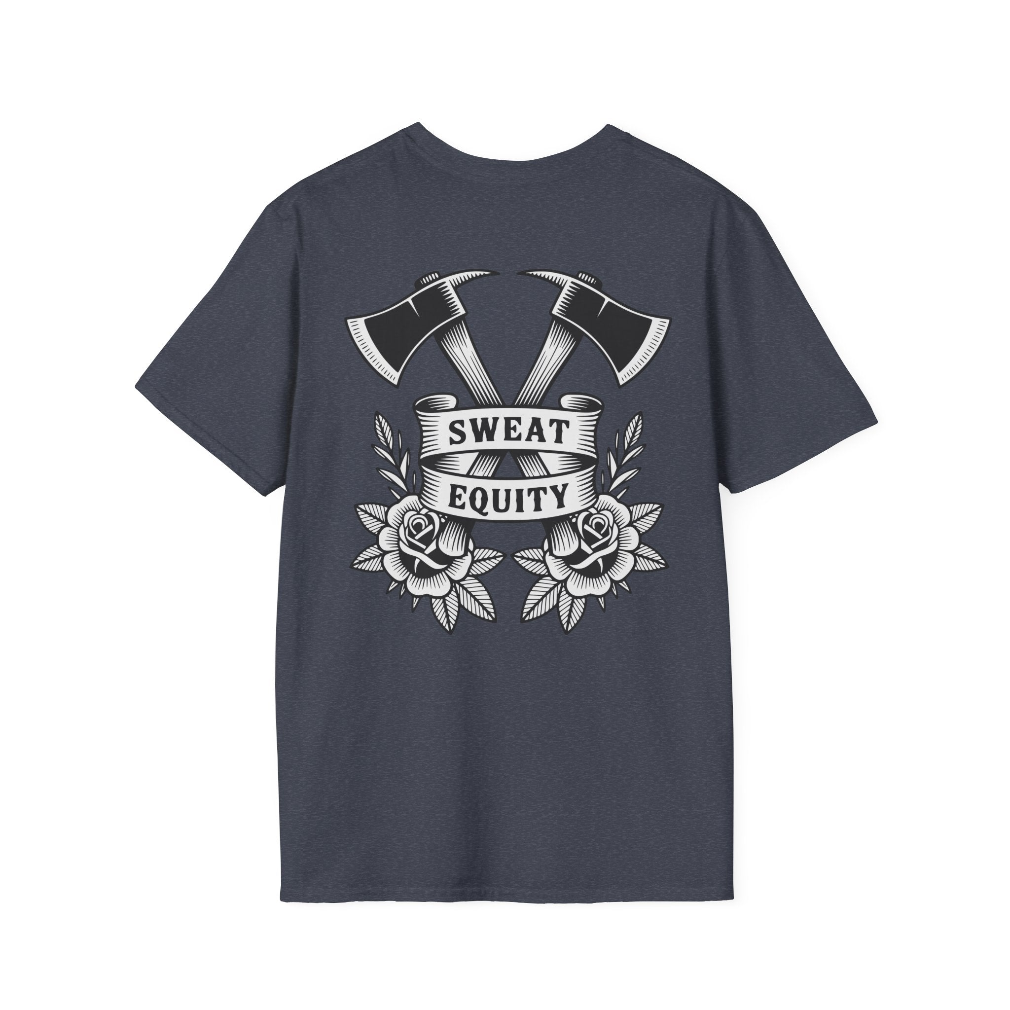 Sweat Equity Crossed Axes Graphic T-Shirt