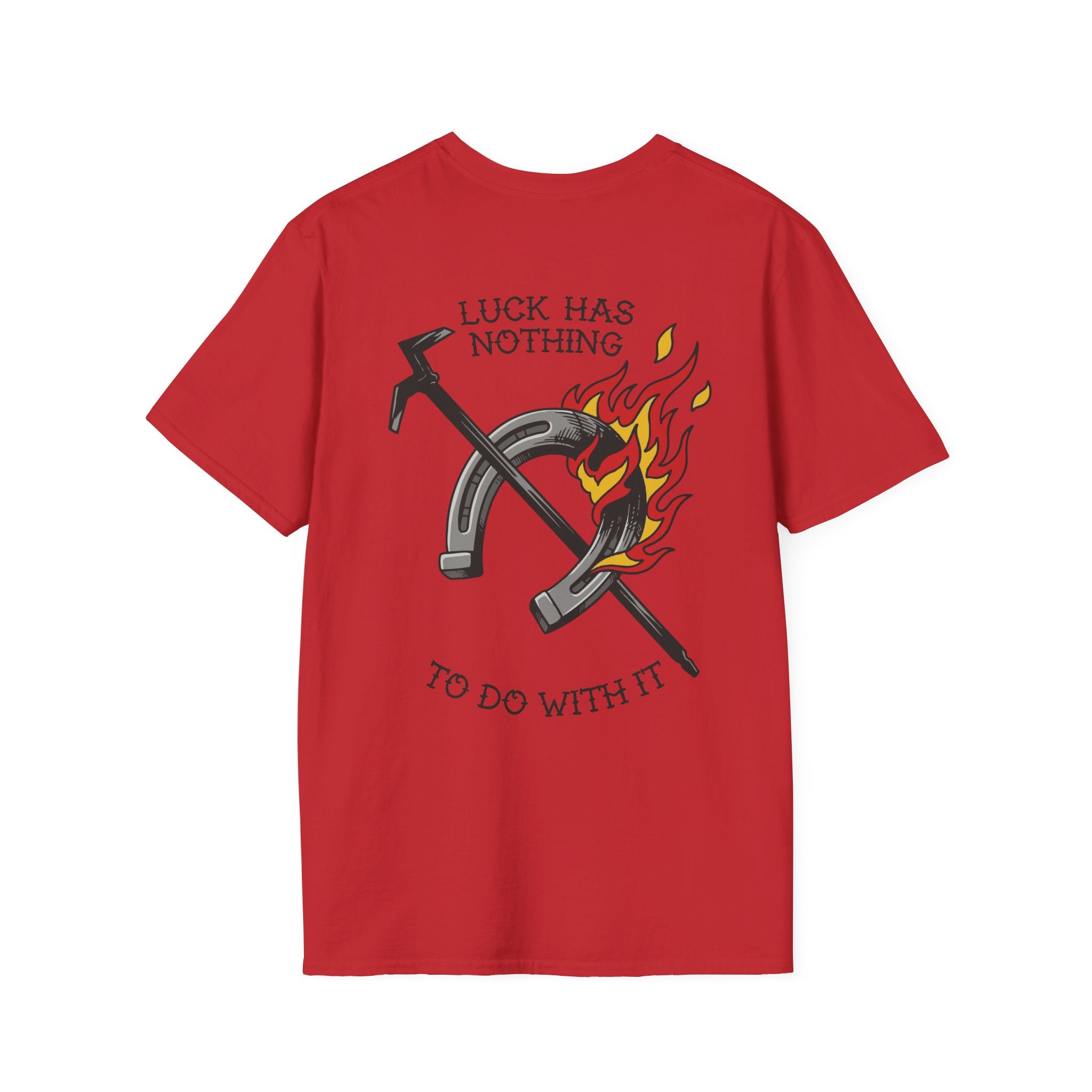 Flaming Horseshoe Luck T-Shirt