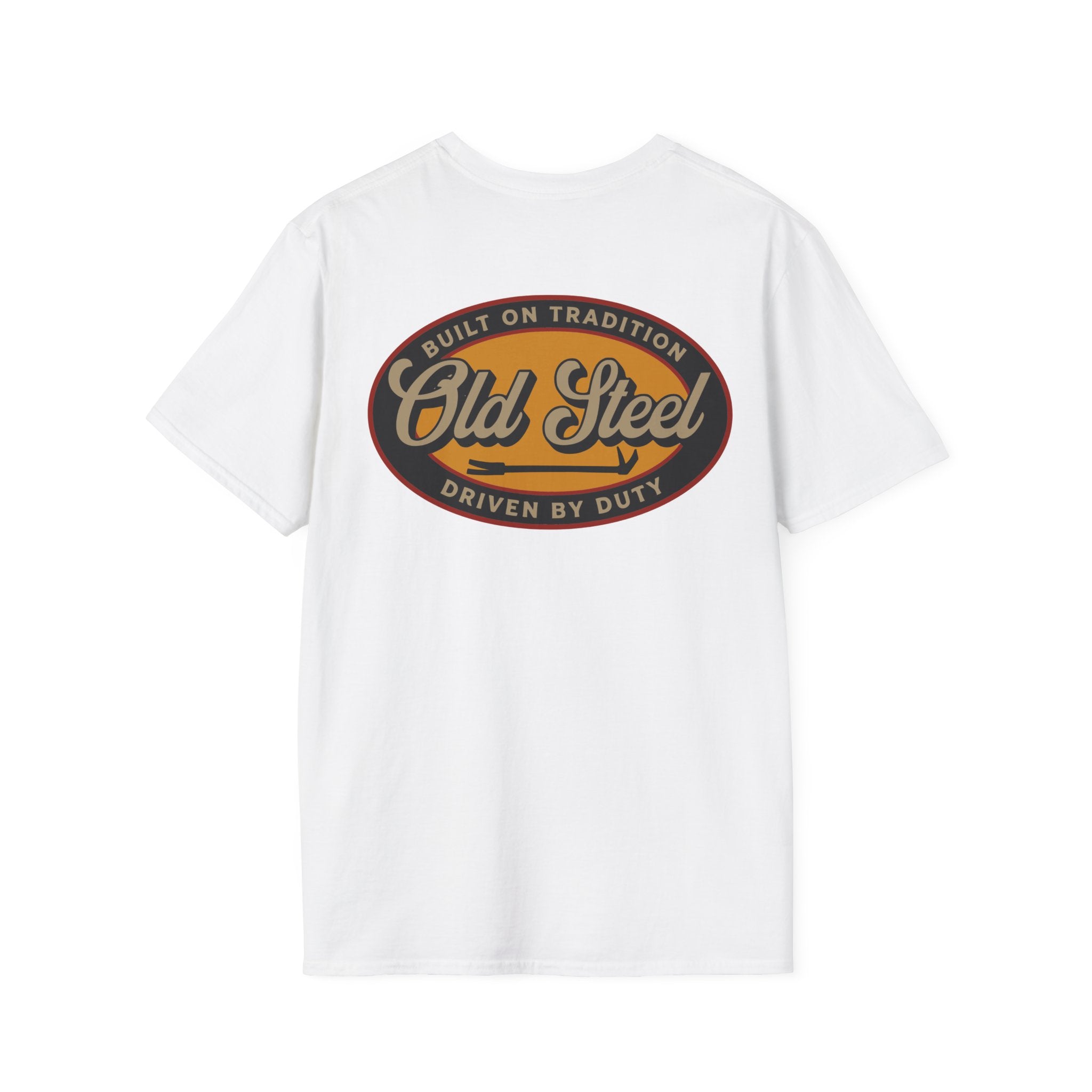 Old Steel Logo T-Shirt — Vintage Eagle 'Old Steel' Graphic Tee