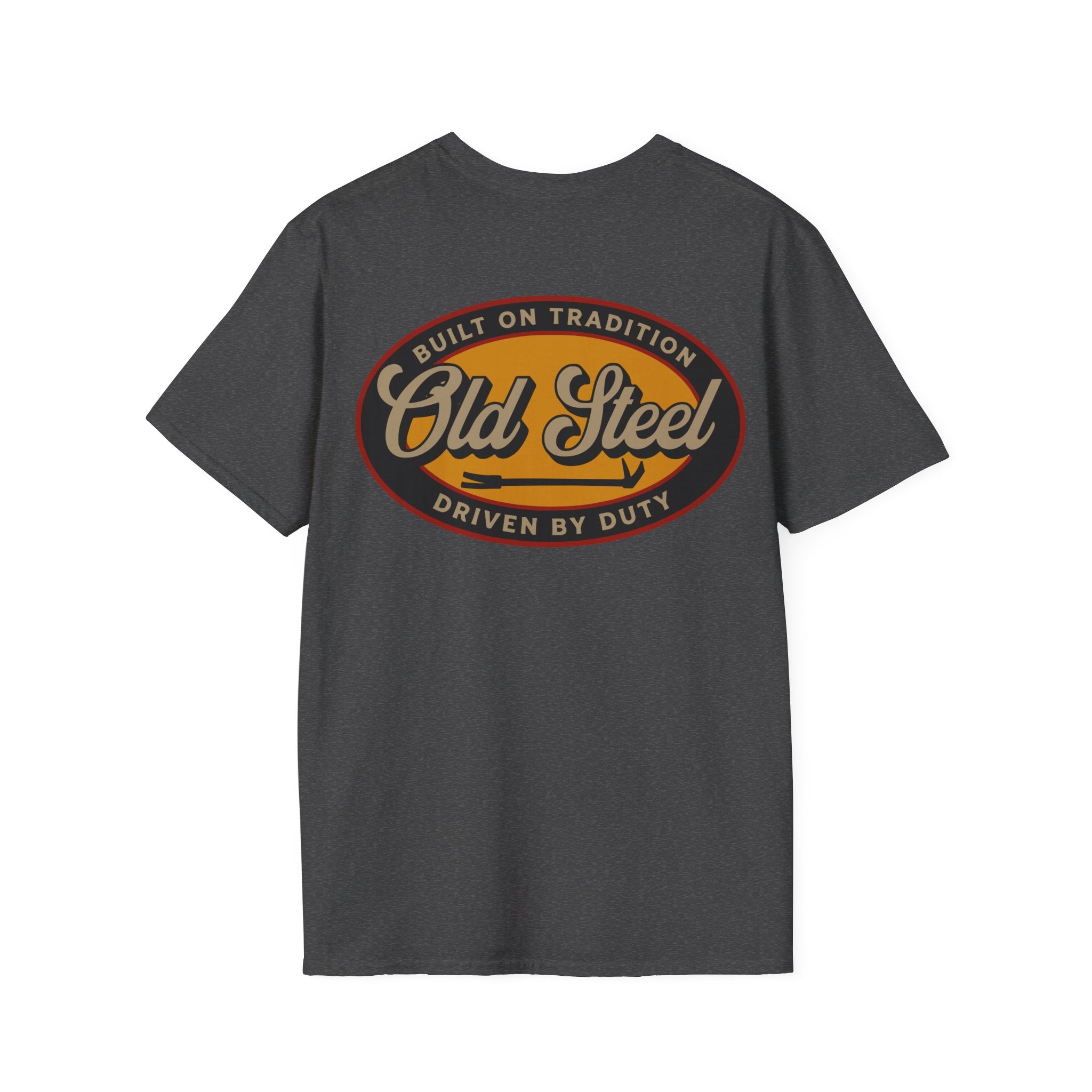 Old Steel Logo T-Shirt — Vintage Eagle 'Old Steel' Graphic Tee