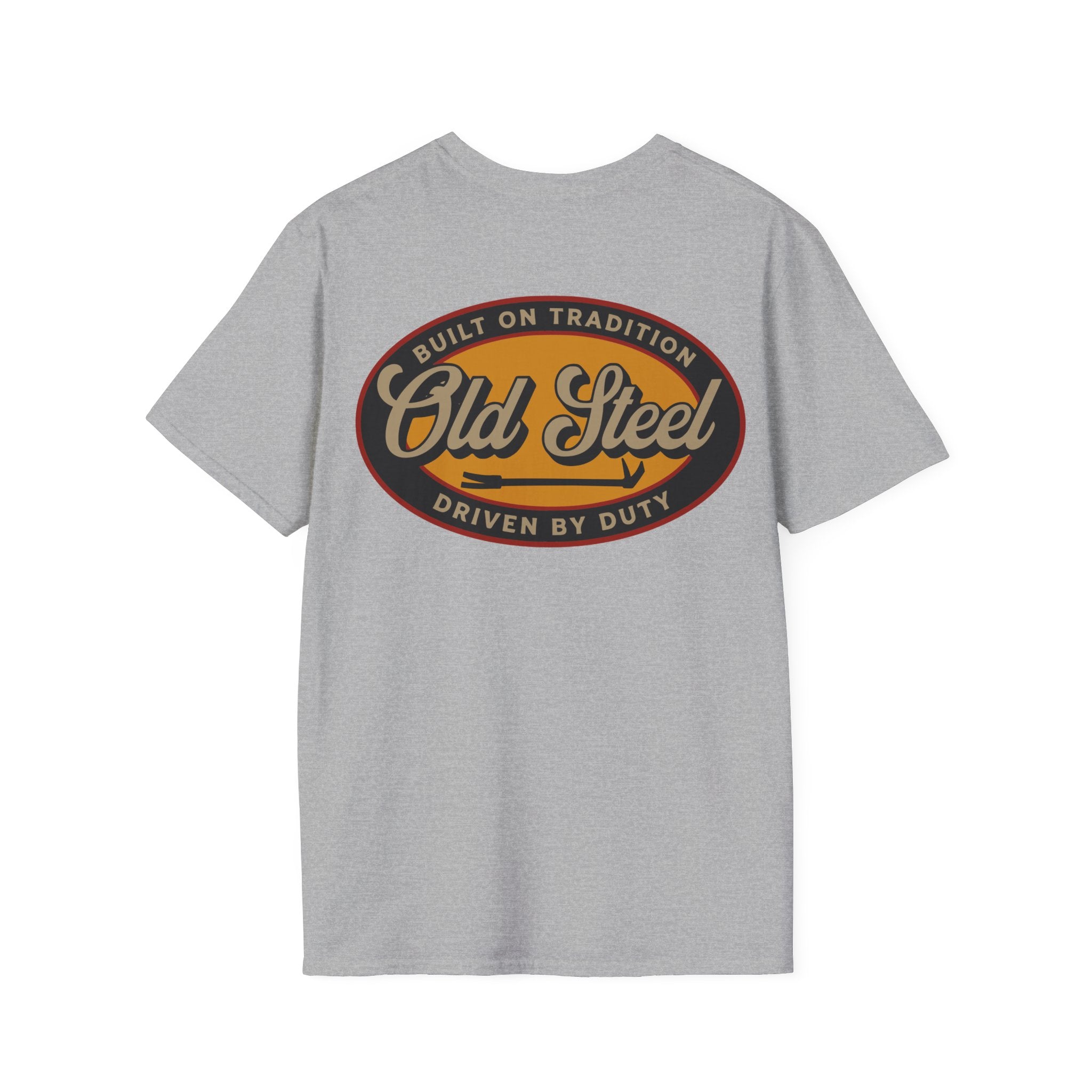 Old Steel Logo T-Shirt — Vintage Eagle 'Old Steel' Graphic Tee