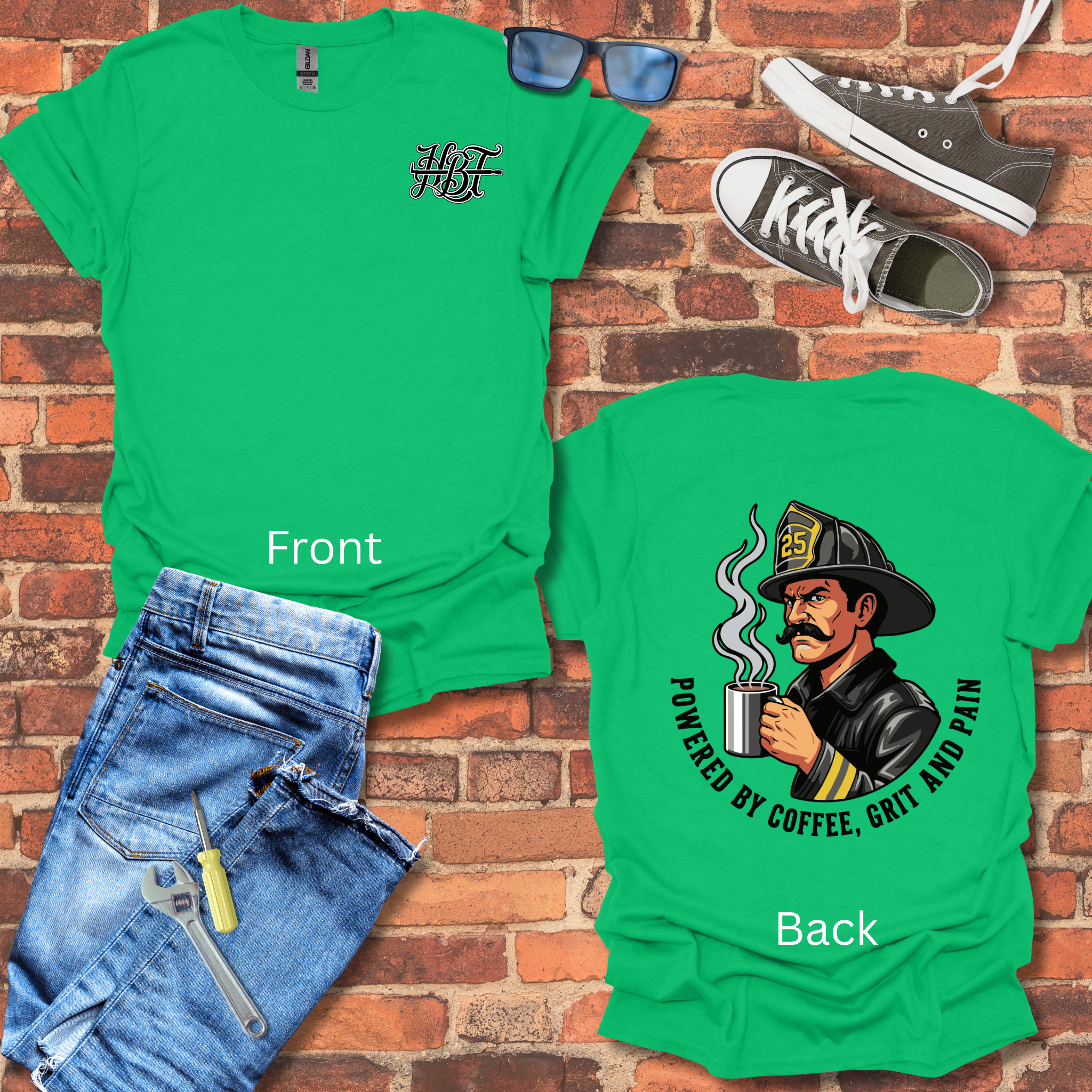 Coffee, Grit and Pain T-Shirt