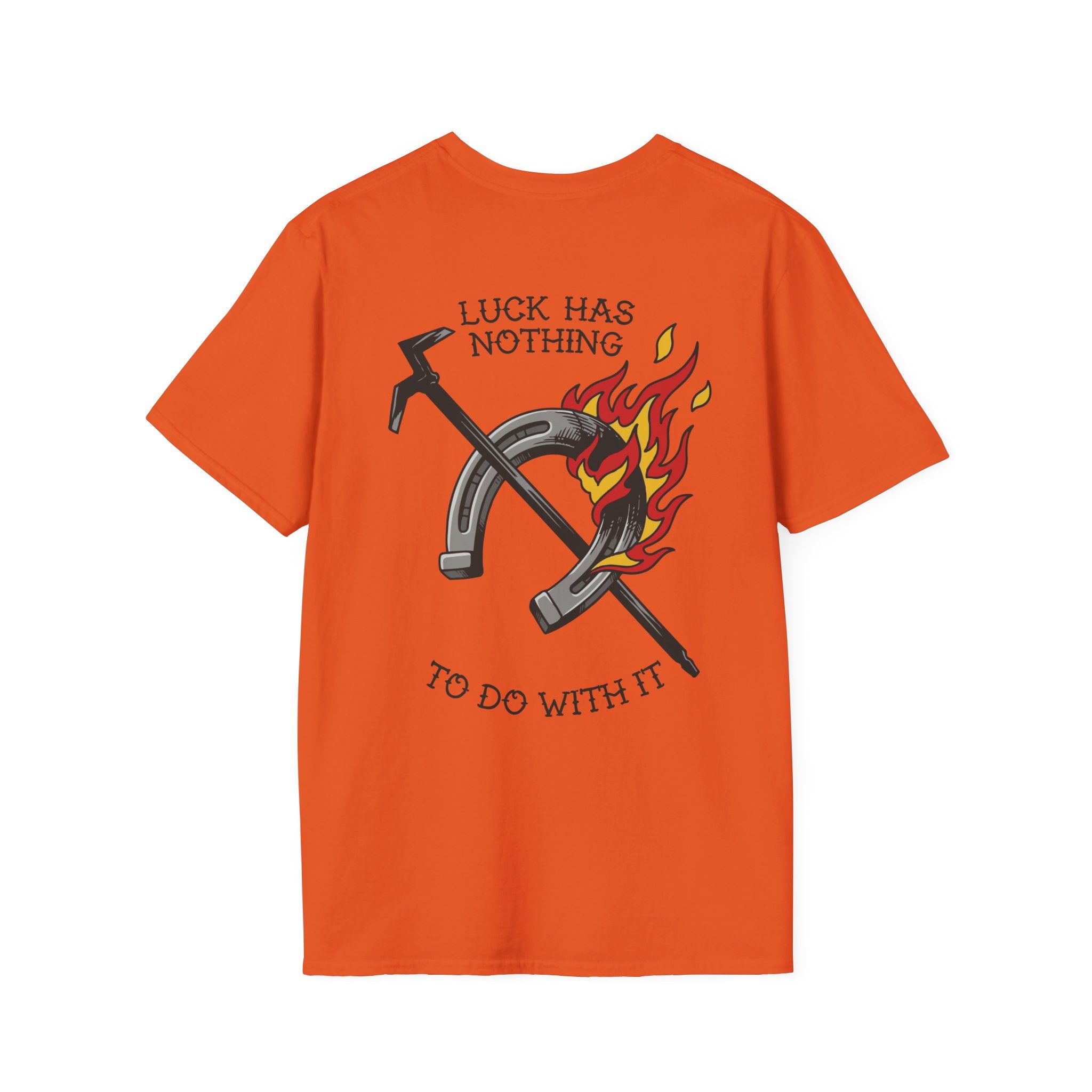 Flaming Horseshoe Luck T-Shirt