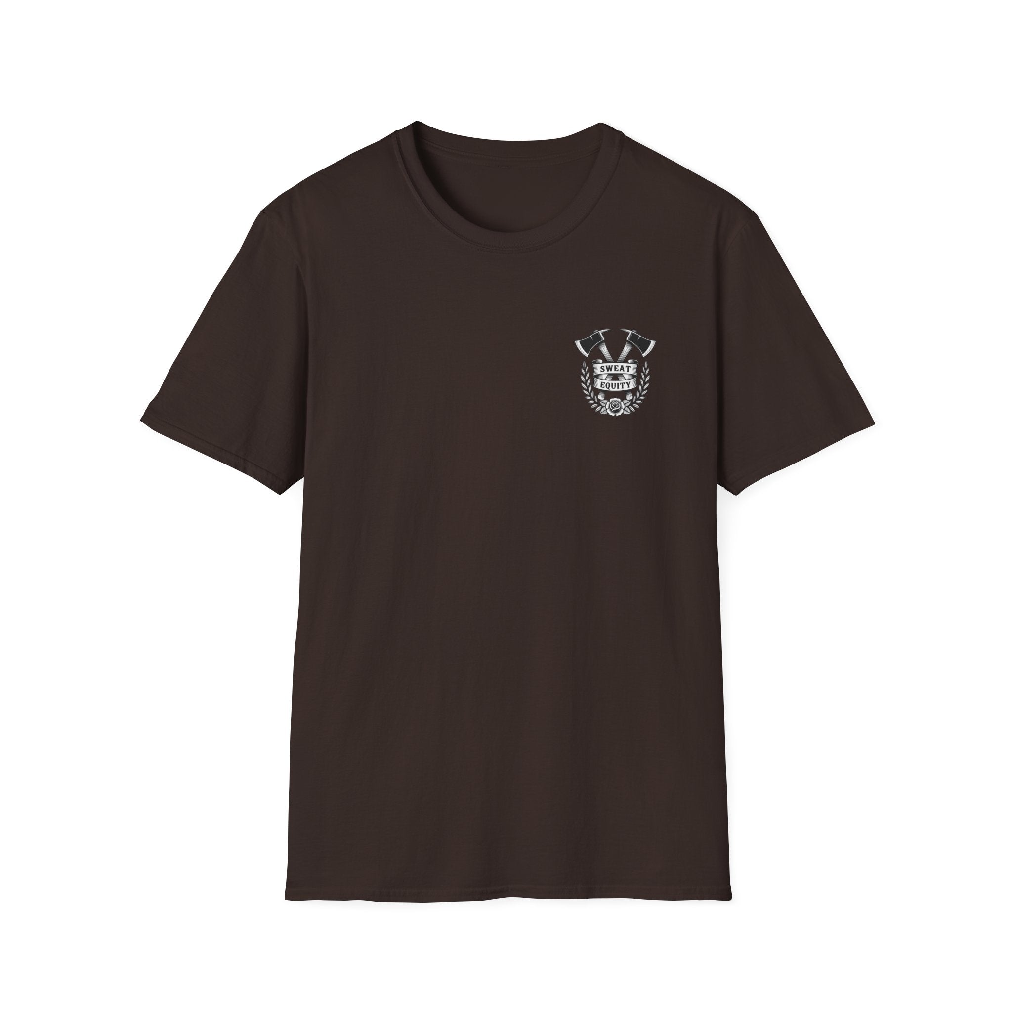 Sweat Equity Crossed Axes Graphic T-Shirt