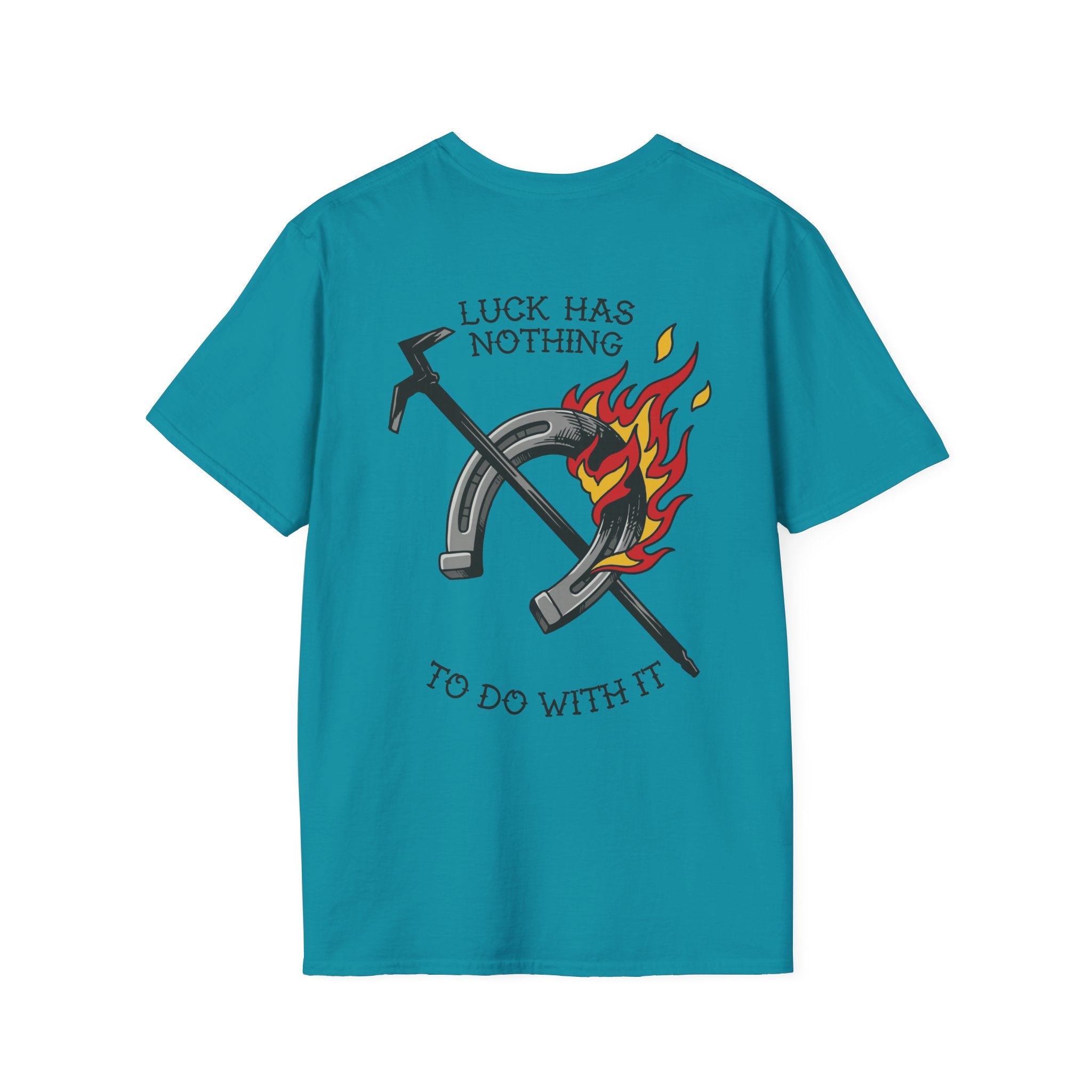 Flaming Horseshoe Luck T-Shirt