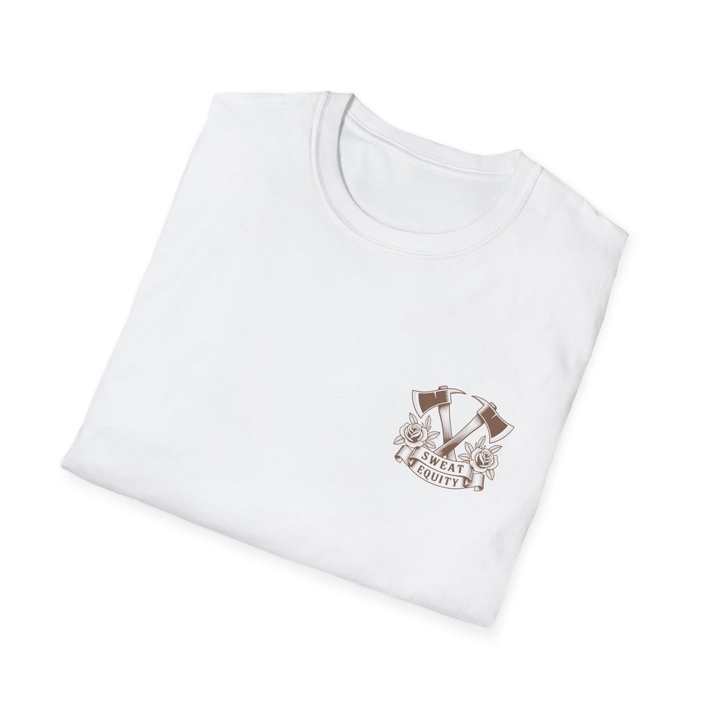 Sweat Equity Crossed Axes Graphic T-Shirt