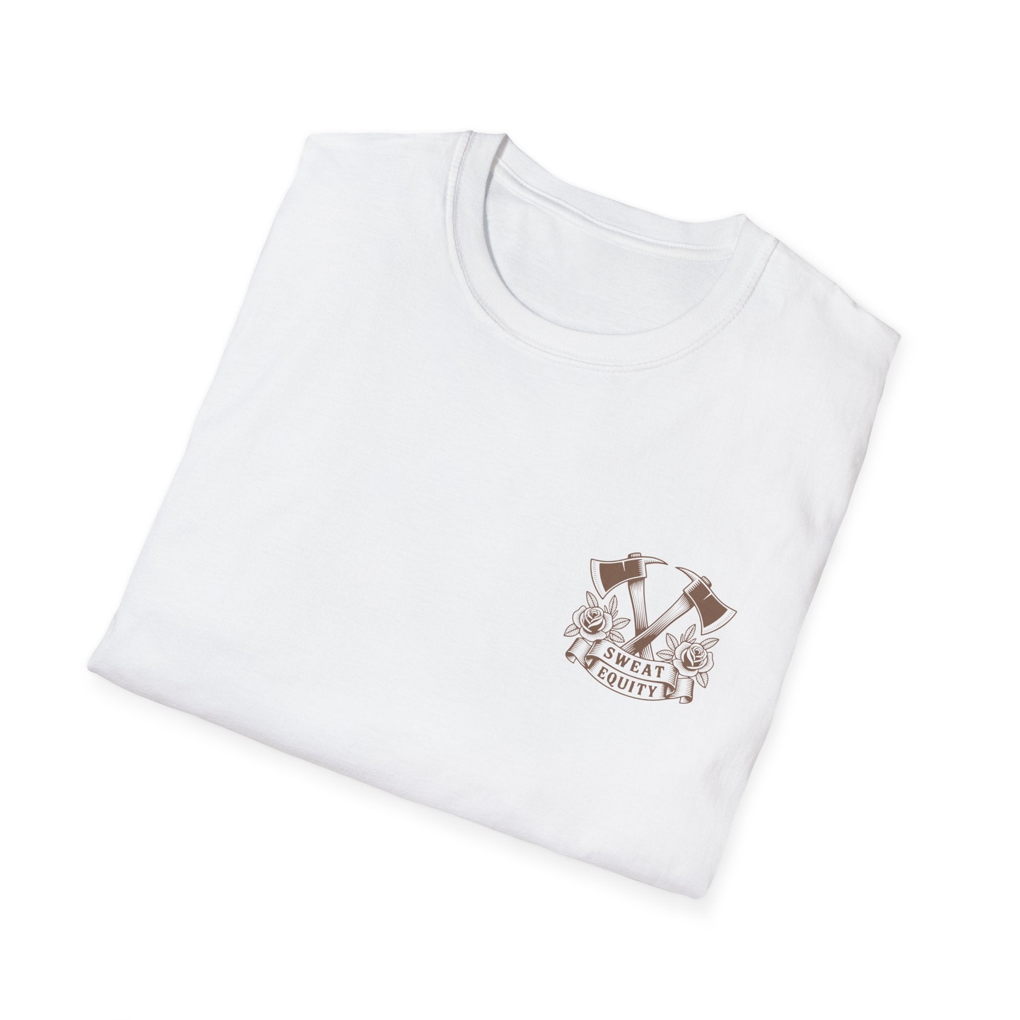 Sweat Equity Crossed Axes Graphic T-Shirt