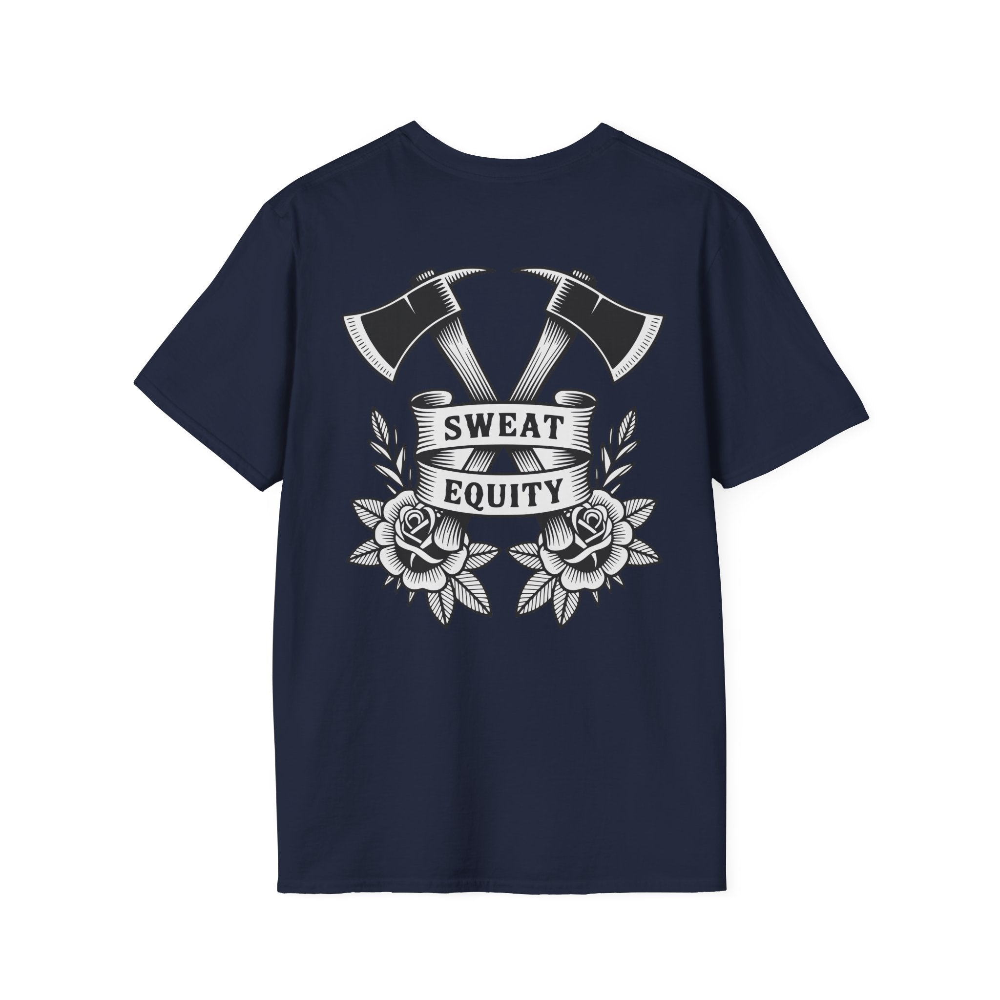 Sweat Equity Crossed Axes Graphic T-Shirt