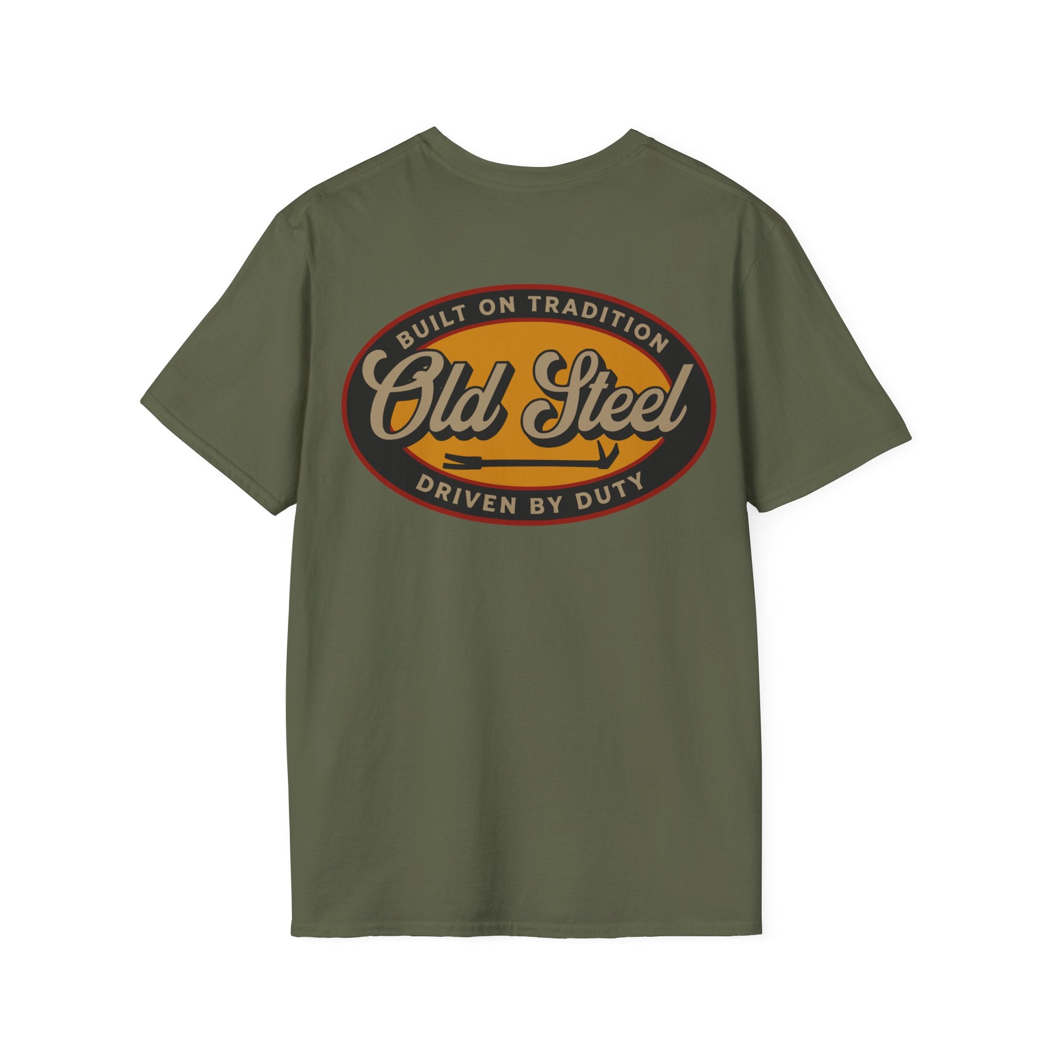 Old Steel Logo T-Shirt — Vintage Eagle 'Old Steel' Graphic Tee
