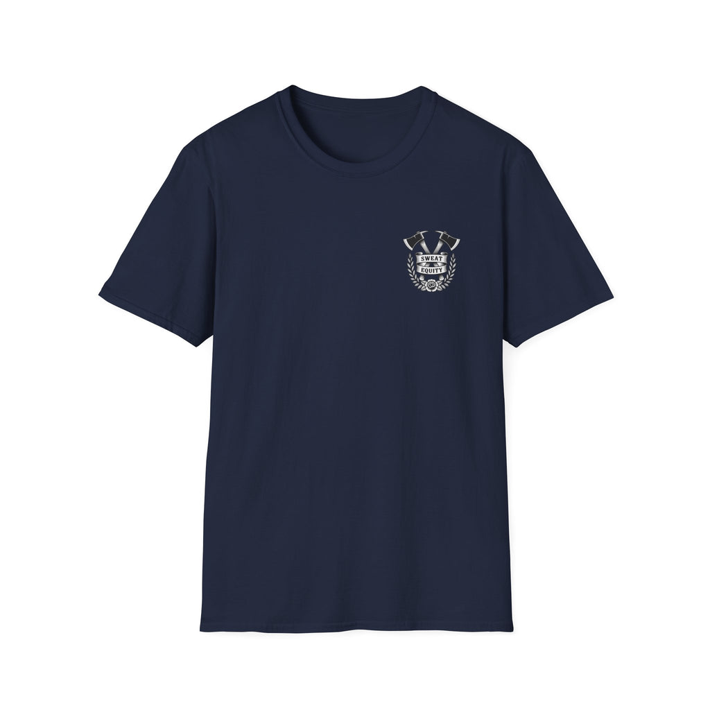 Sweat Equity Crossed Axes Graphic T-Shirt