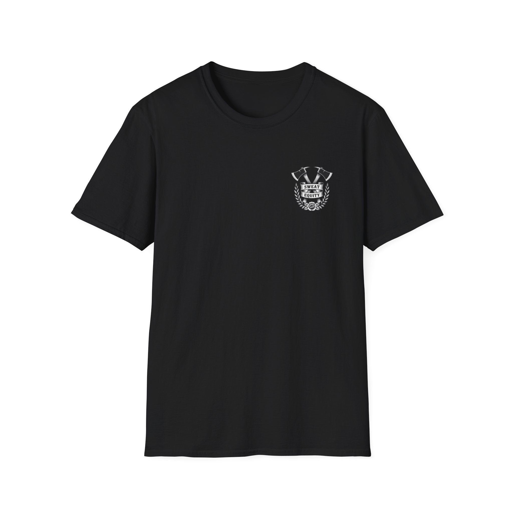 Sweat Equity Crossed Axes Graphic T-Shirt