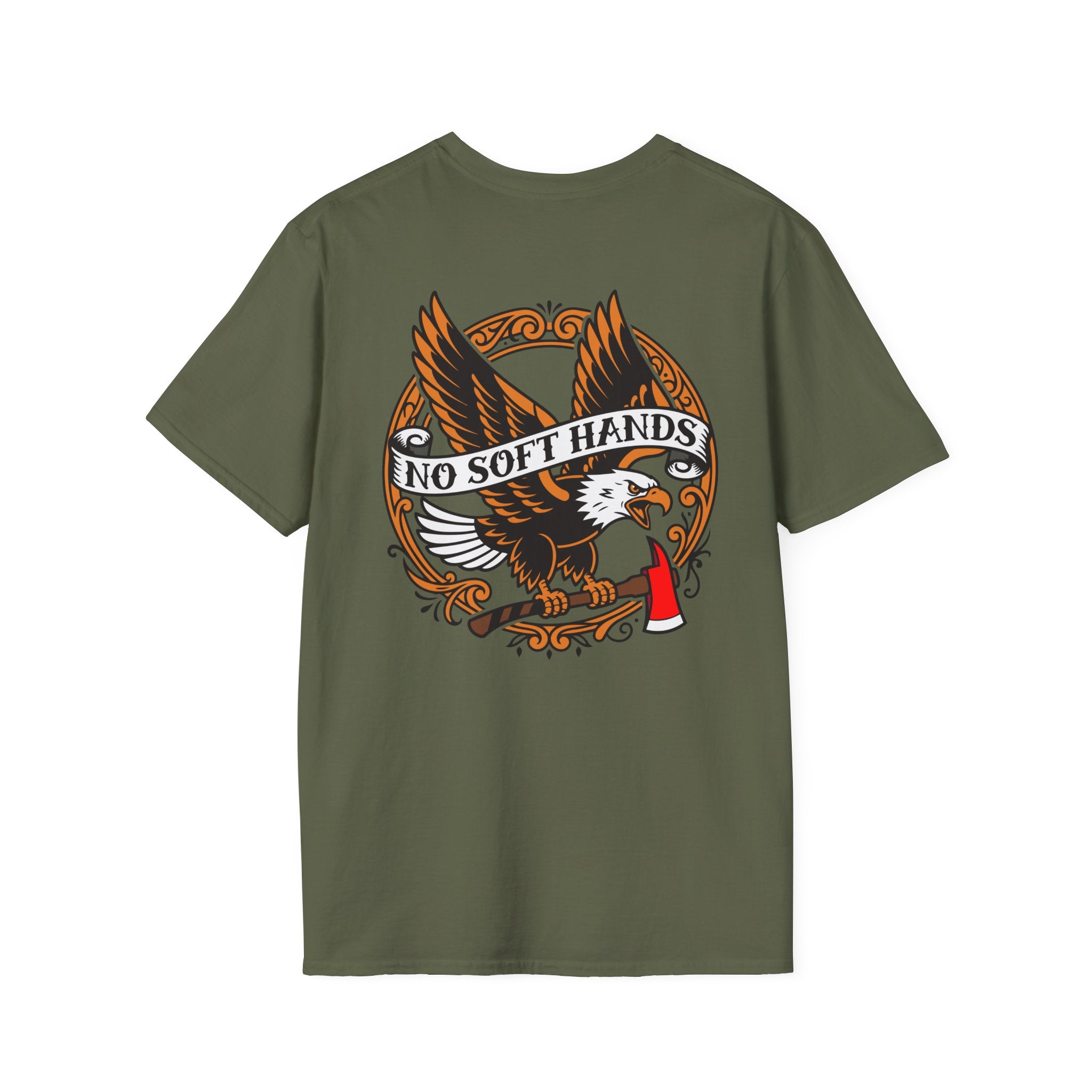 No Soft Hands Eagle T-Shirt