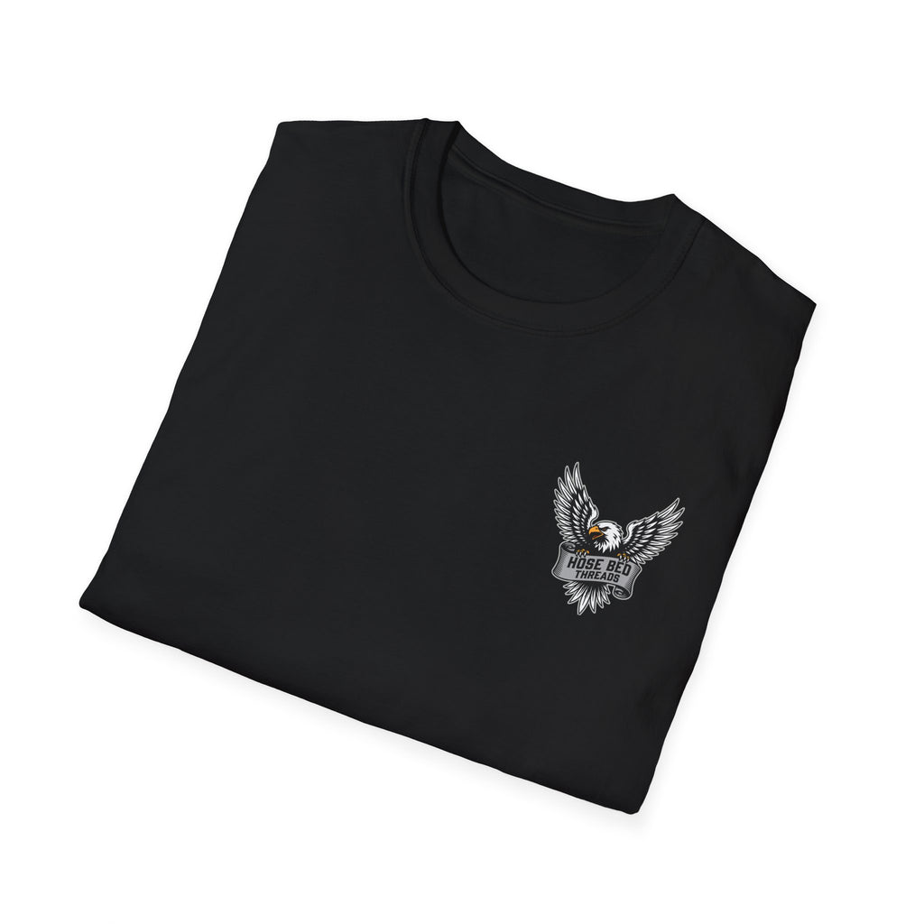 Old Steel Logo T-Shirt — Vintage Eagle 'Old Steel' Graphic Tee