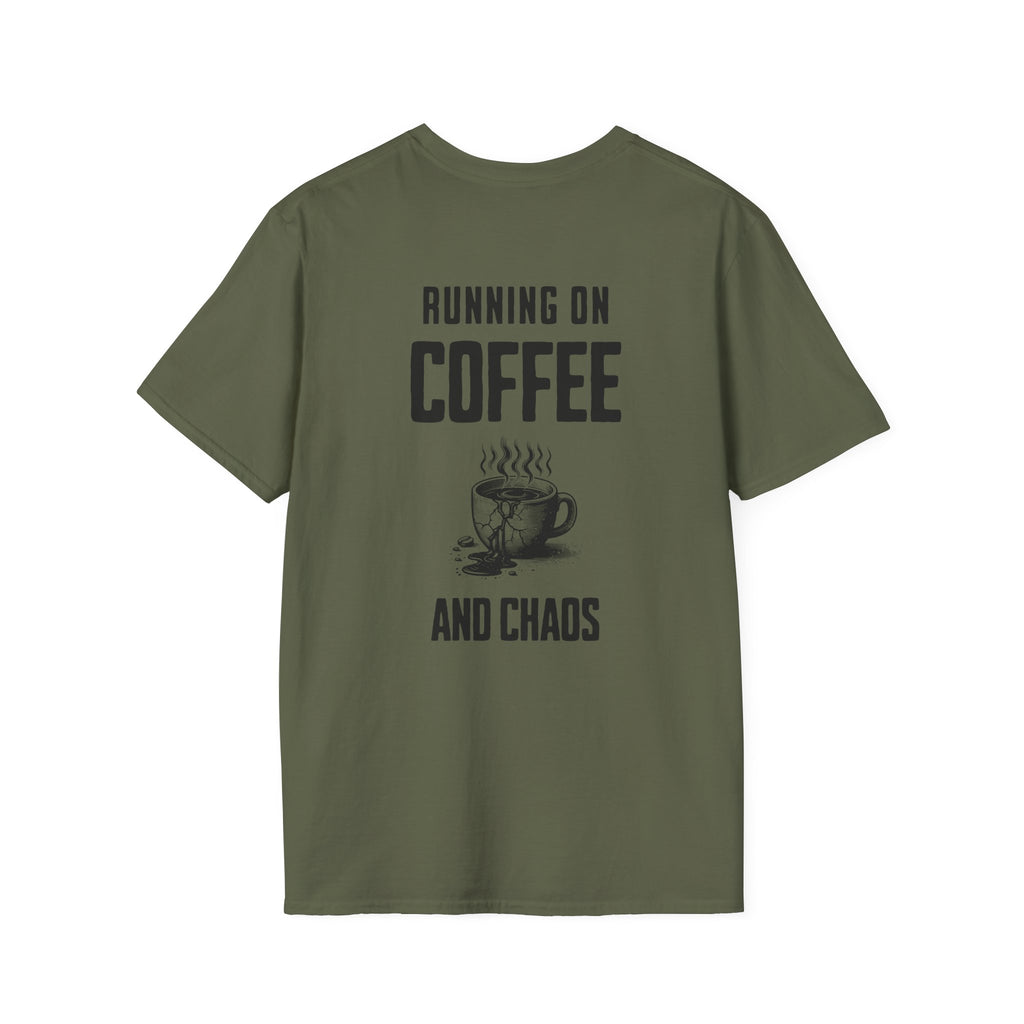 Running on Coffee and Chaos T-Shirt